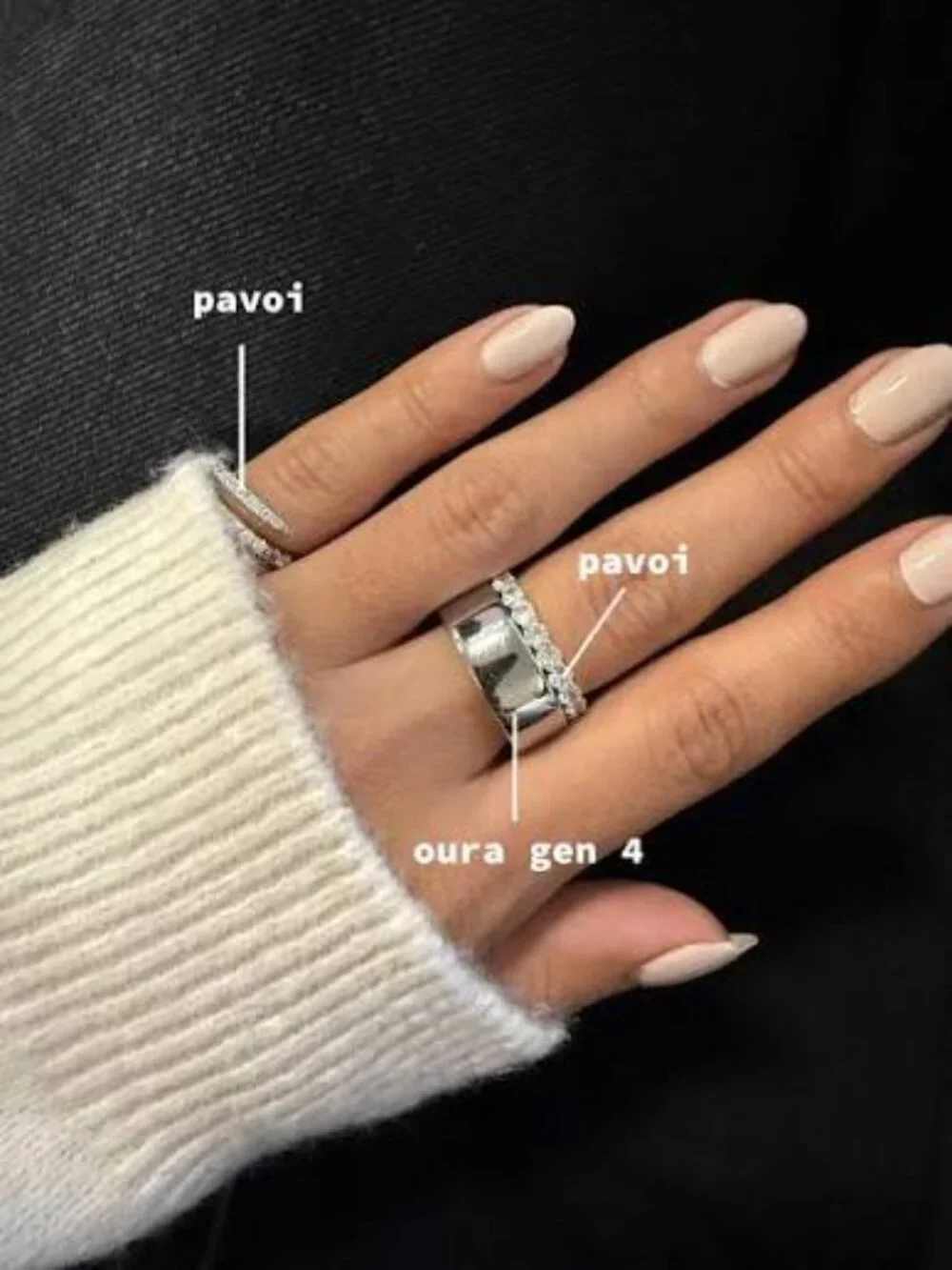 Oura Ring Gen 4 - Size 9 - Silver